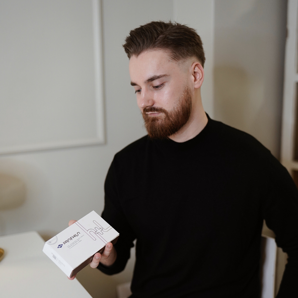 A natural lift made with a filler